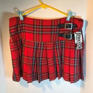 School Girl Plaid Skirt Size 15